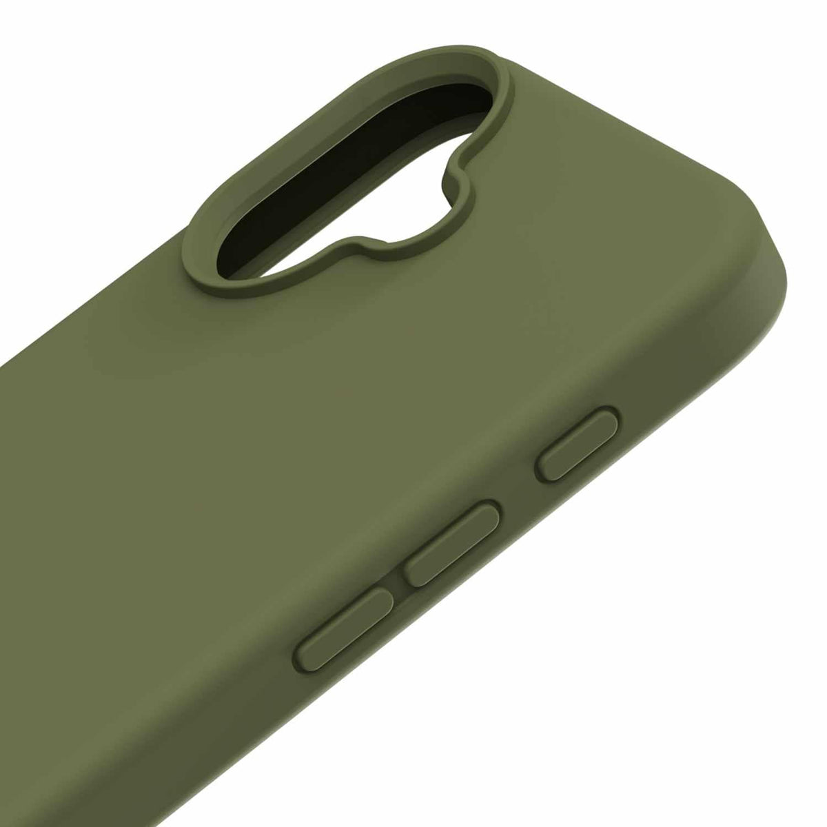 Blu Element BESPIP161O1 Silicone MagSafe Case iPhone 16 Olive Green for iPhone 16
