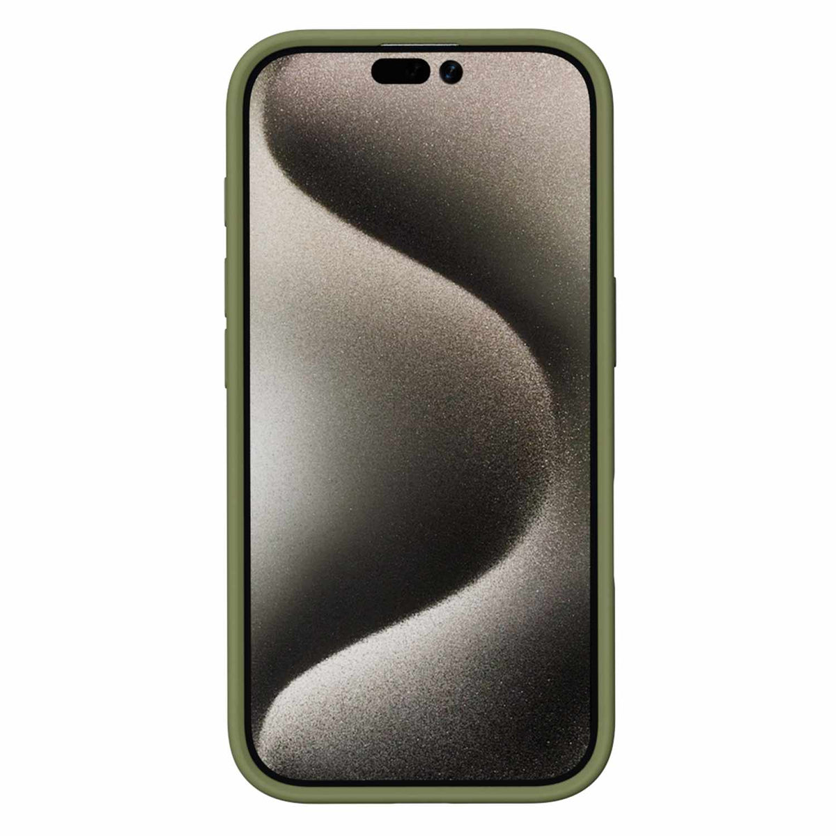 Blu Element BESPIP161O1 Silicone MagSafe Case iPhone 16 Olive Green for iPhone 16