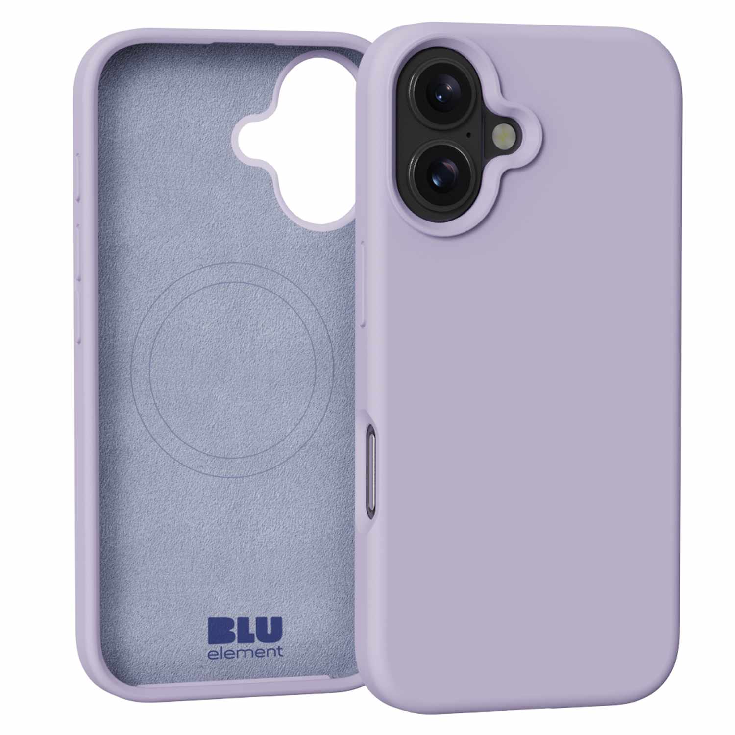 Blu Element Silicone MagSafe Case Lavender Purple for iPhone 16