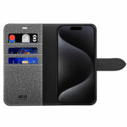 Blu Element Folio 2-in-1 Case Grey for iPhone 16 Pro Max