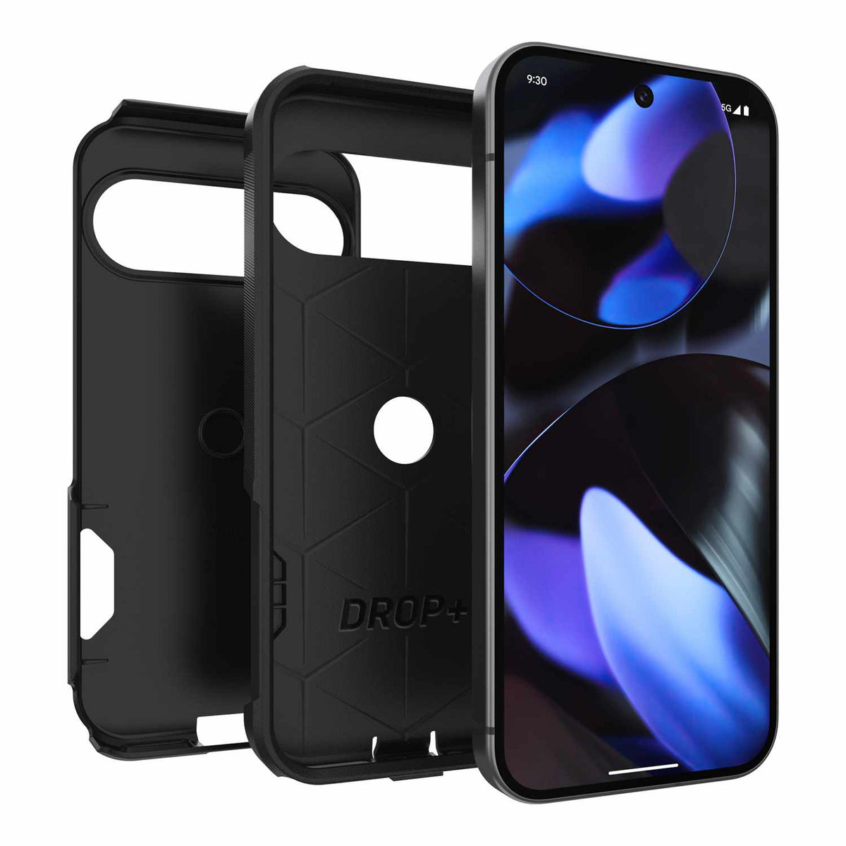 OtterBox Commuter Case Black for Pixel 9, Pixel 9 Pro