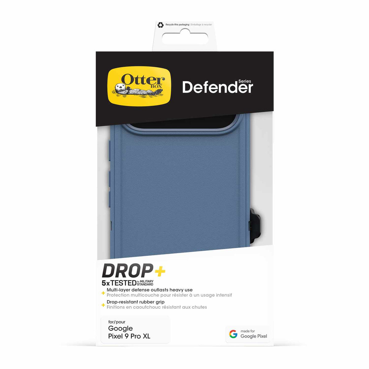 OtterBox 7795636 Defender Case Pixel 9 Pro XL Baby Blue Jeans for Pixel 9 Pro XL