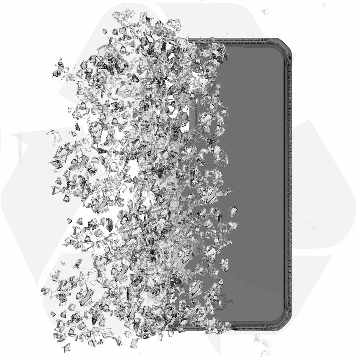 ITSKINS SG4FSPECMSMOK Spectrum_R Clear Case Galaxy S24 FE Smoke for Galaxy S24 FE