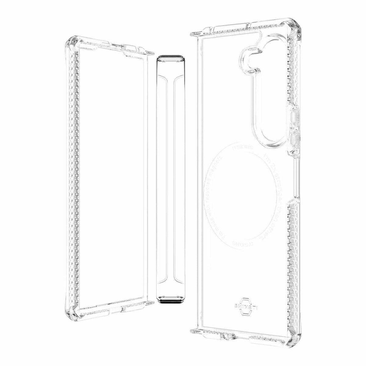 ITSKINS SGQ6HIMCLTRSP Hybrid_R Case Hinge Galaxy Z Fold6 Clear for Galaxy Z Fold6