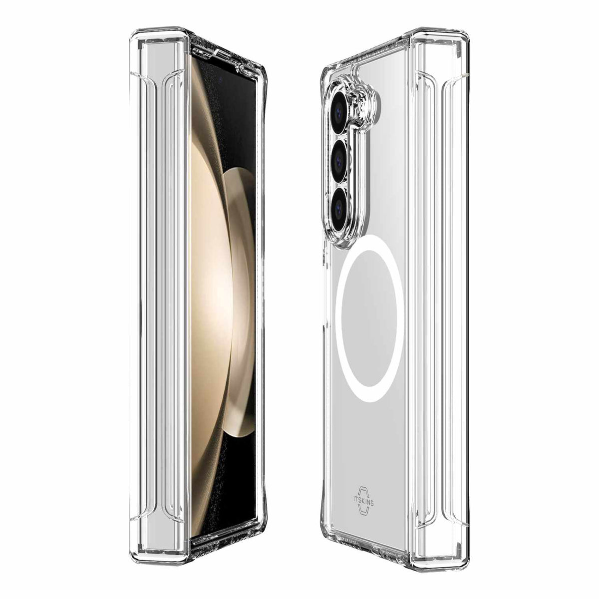 ITSKINS SGQ6HIMCLTRSP Hybrid_R Case Hinge Galaxy Z Fold6 Clear for Galaxy Z Fold6