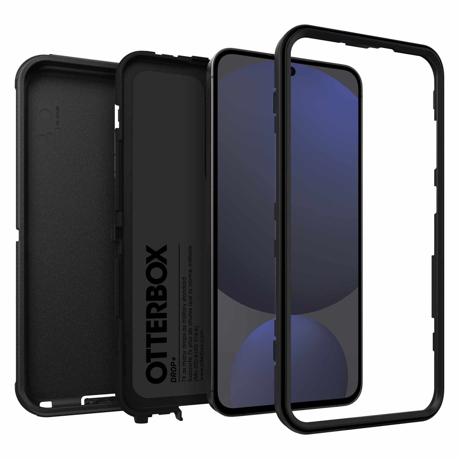 OtterBox Defender Pro Case Black for Galaxy S24 FE