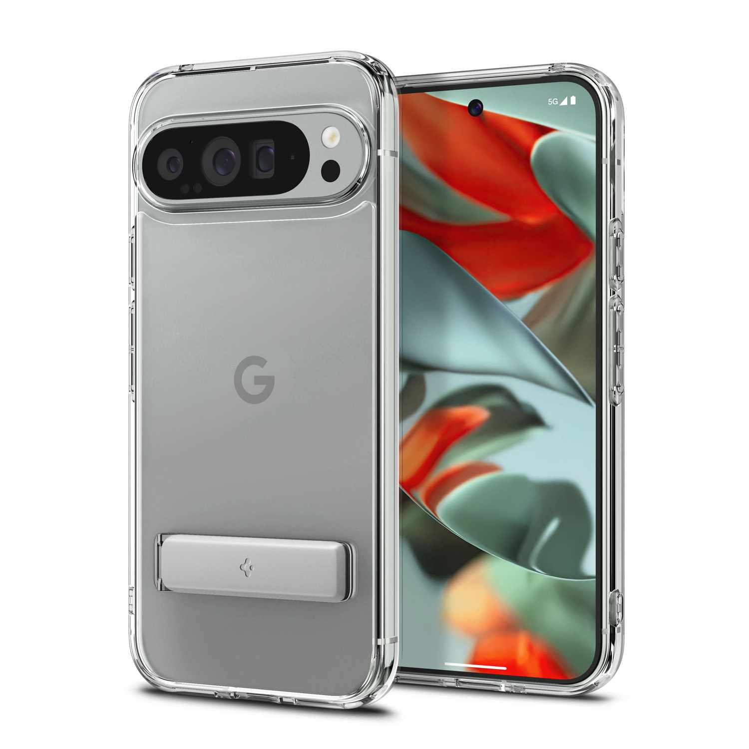 Spigen Slim Armor Essential S Case Crystal Clear for Pixel 9, Pixel 9 Pro