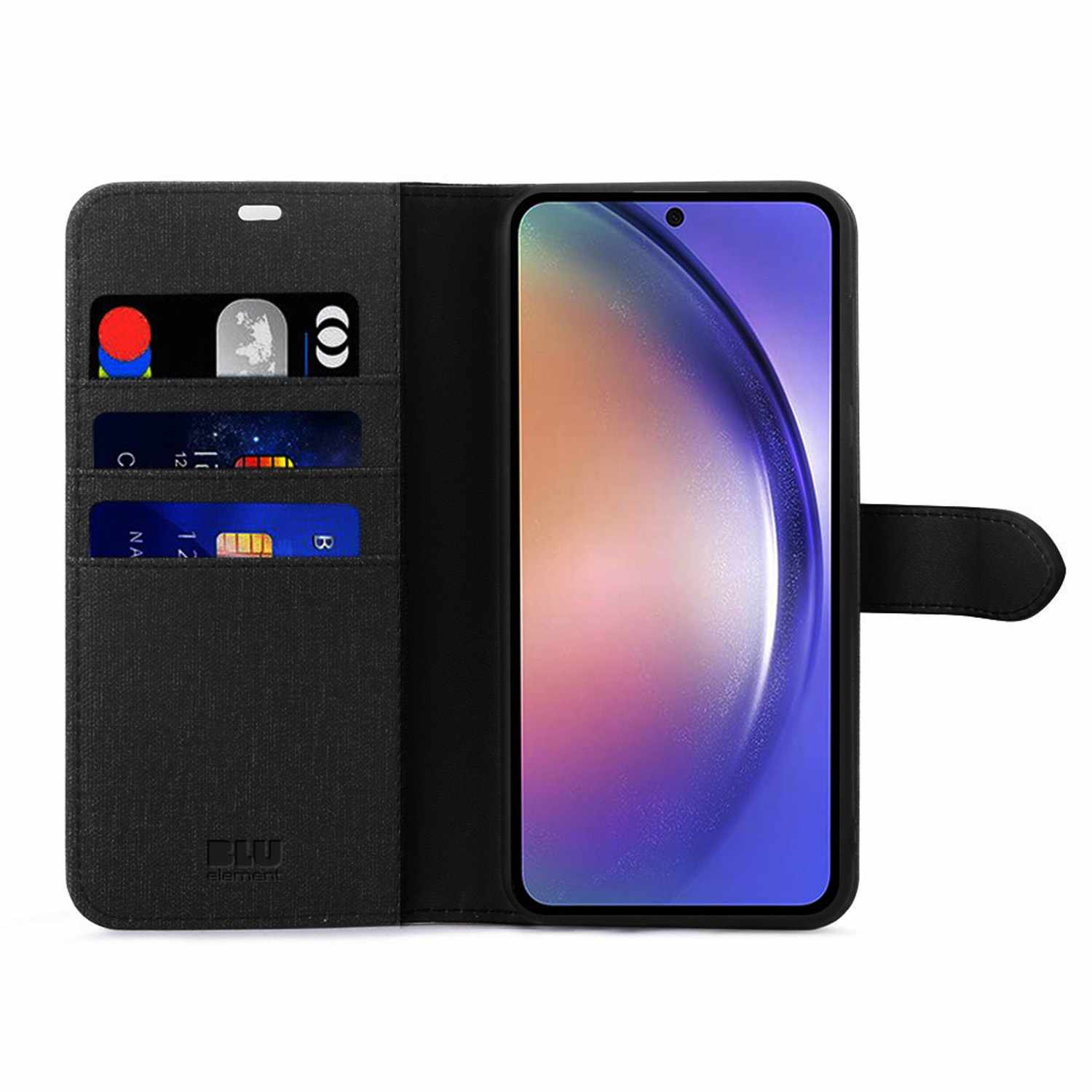Blu Element Folio 2-in-1 Case Black for Galaxy S24 FE
