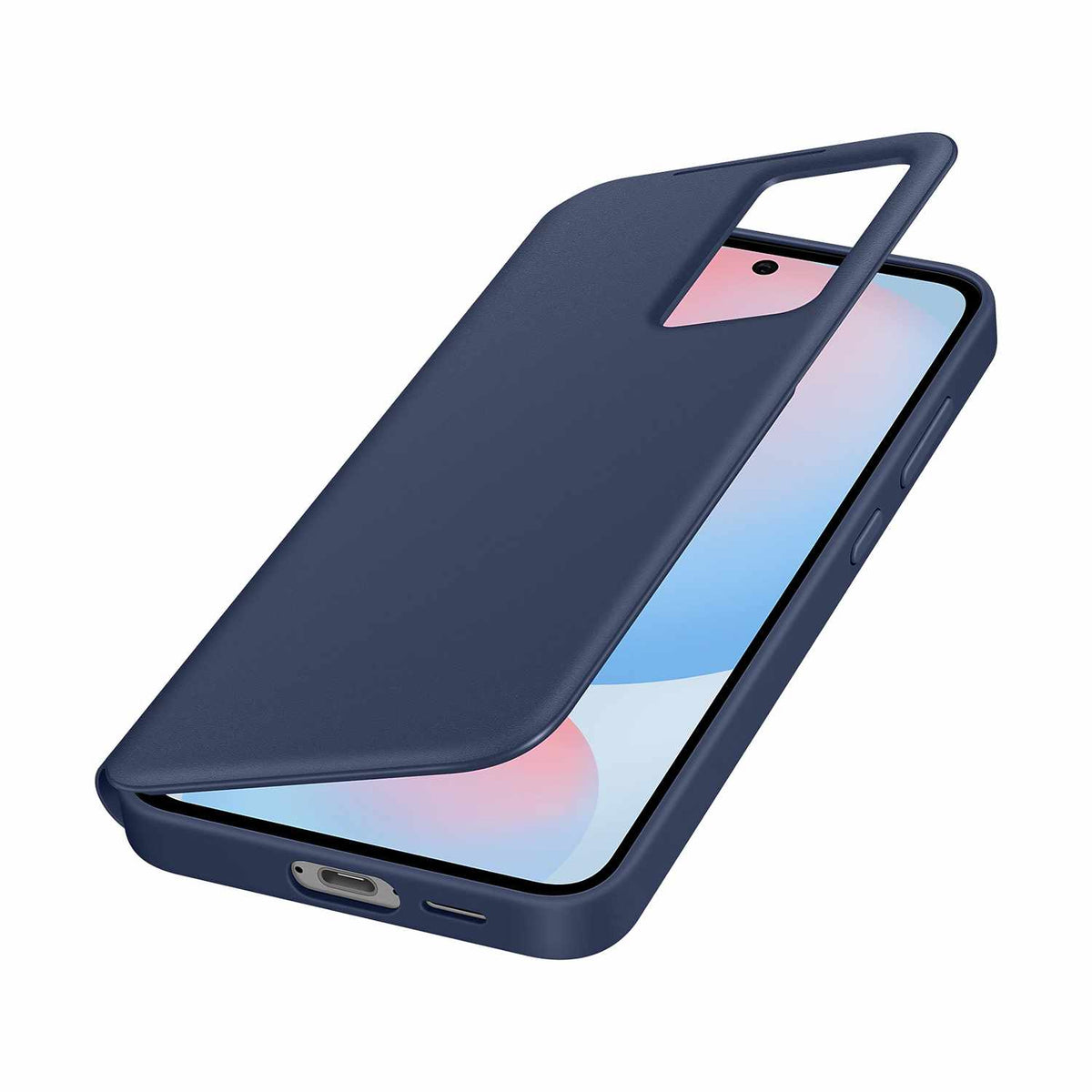 Samsung Smart View Wallet Case Blue for Galaxy S24 FE