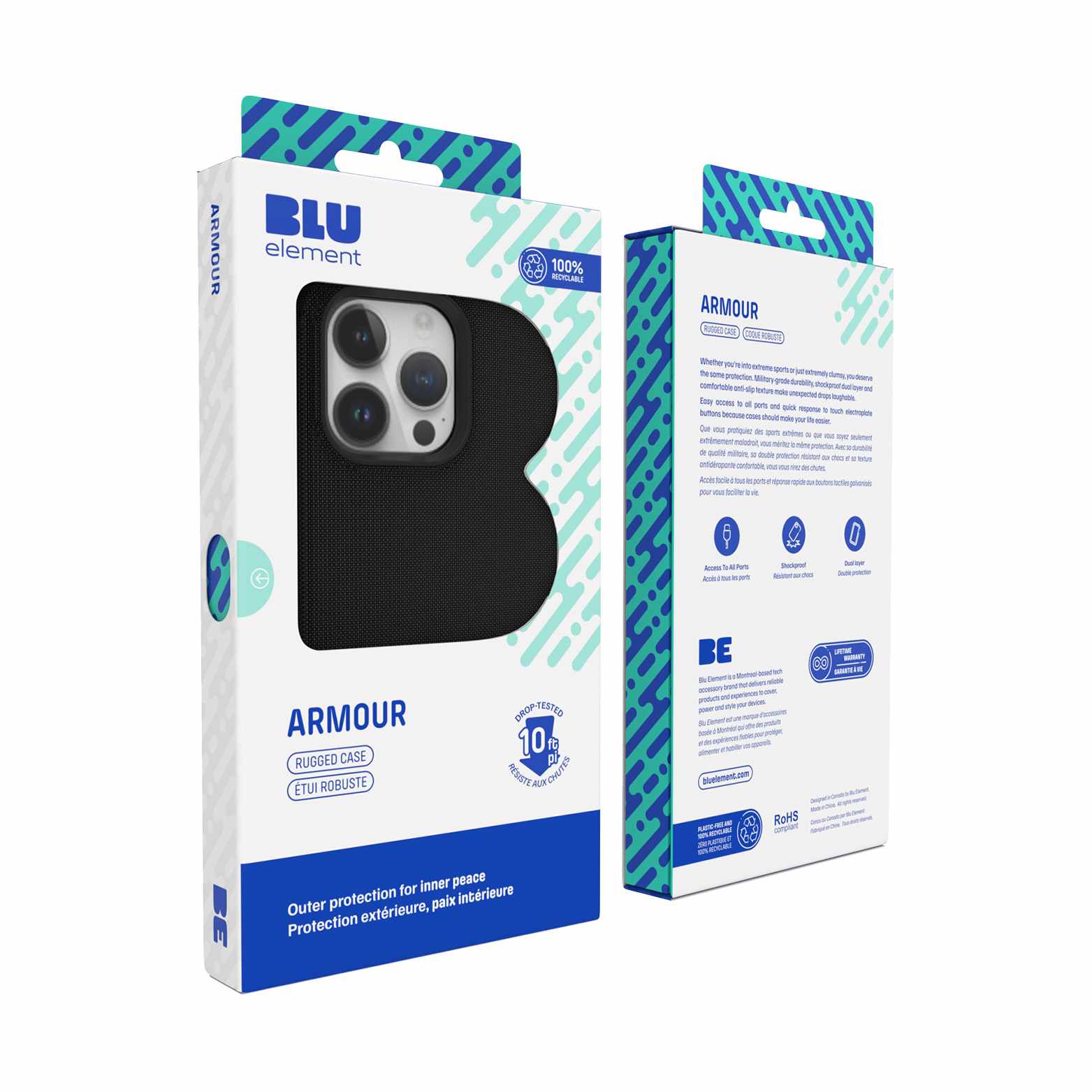 Blu Element Armour Rugged Case Black for Galaxy A16