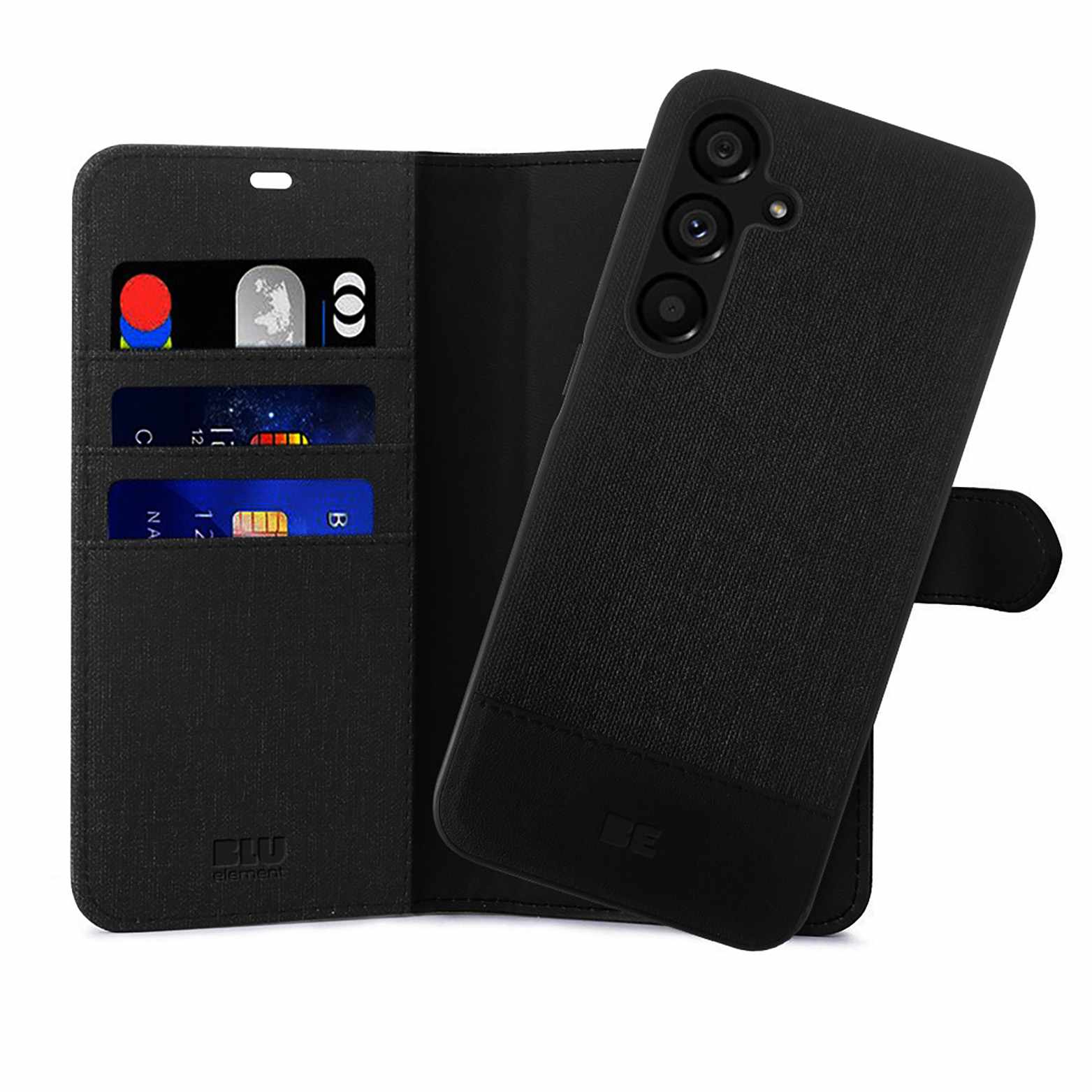 Blu Element Folio 2-in-1 Case Black for Galaxy A16