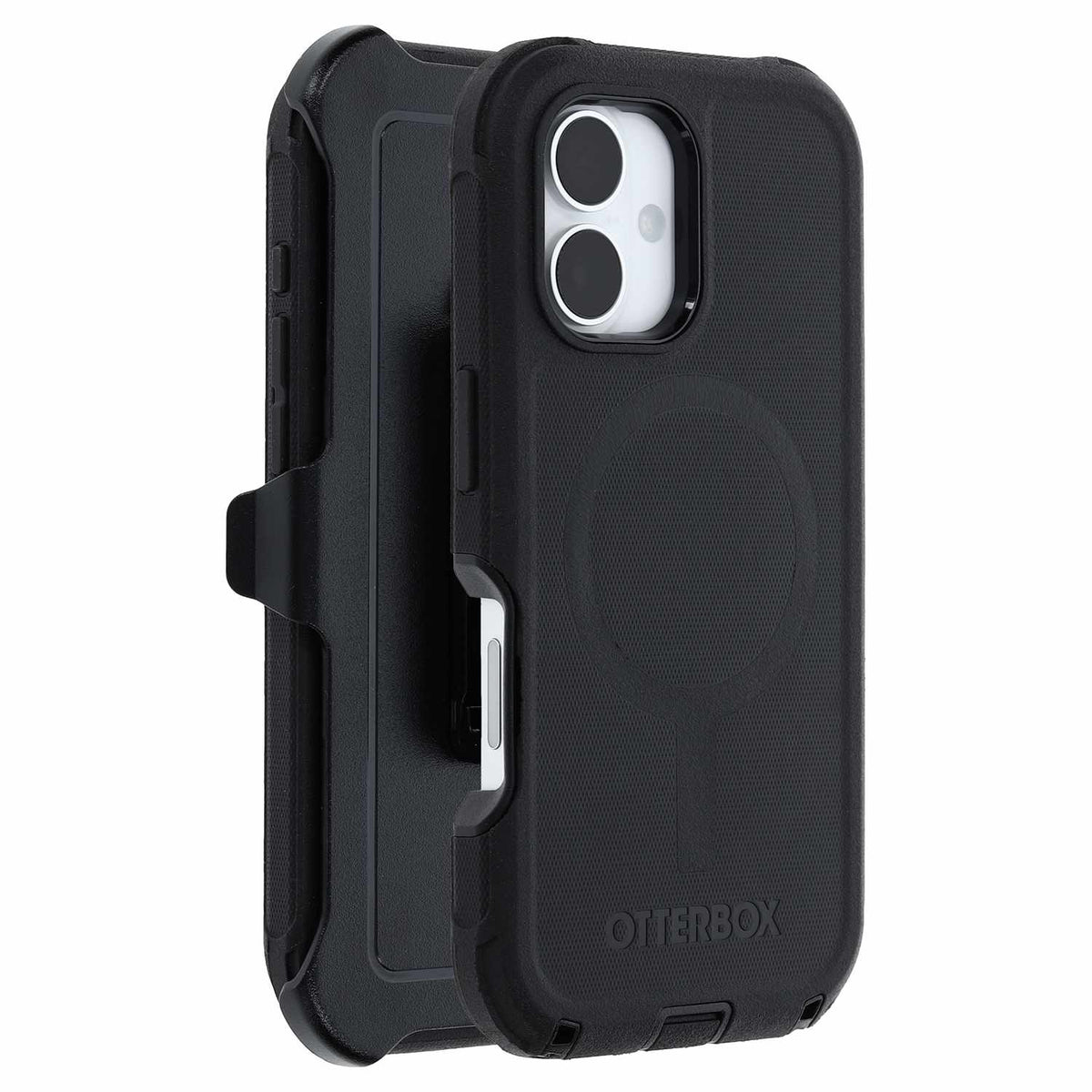OtterBox Defender MagSafe Case Bulk Packaging Black for iPhone 16