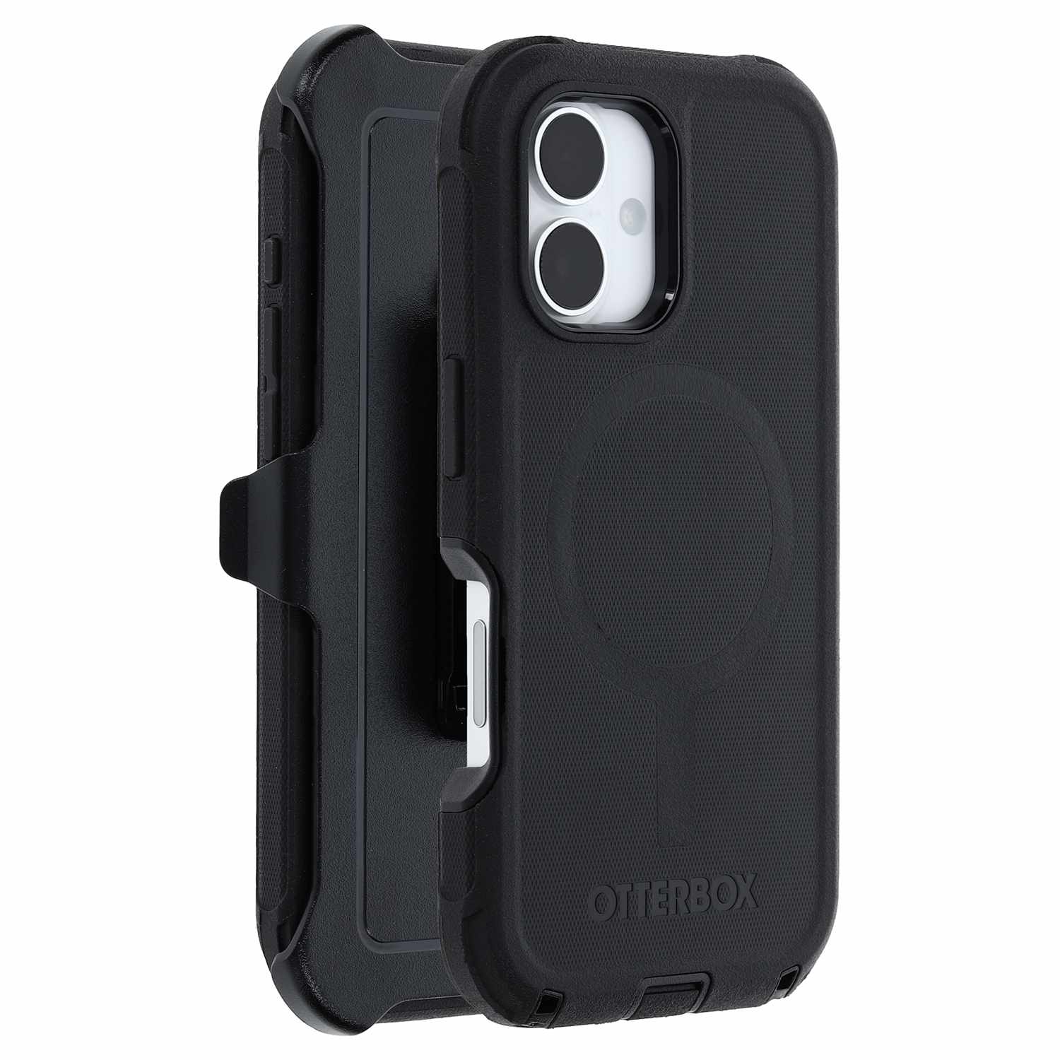 OtterBox Defender MagSafe Case Bulk Packaging Black for iPhone 16