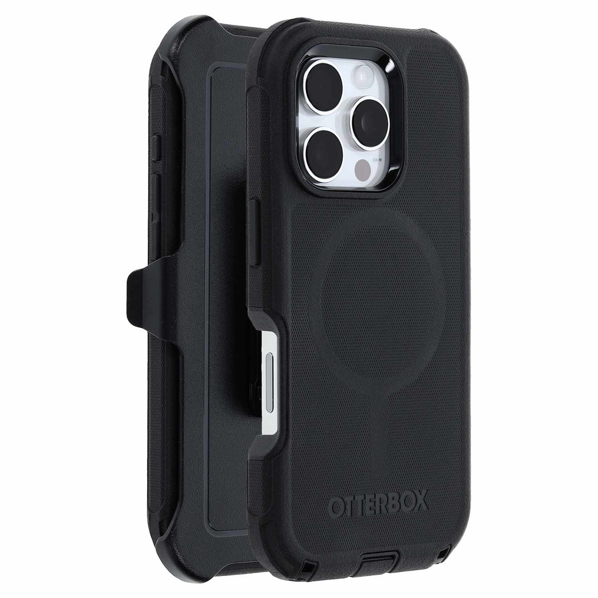 OtterBox Defender MagSafe Case Bulk Packaging Black for iPhone 16 Pro