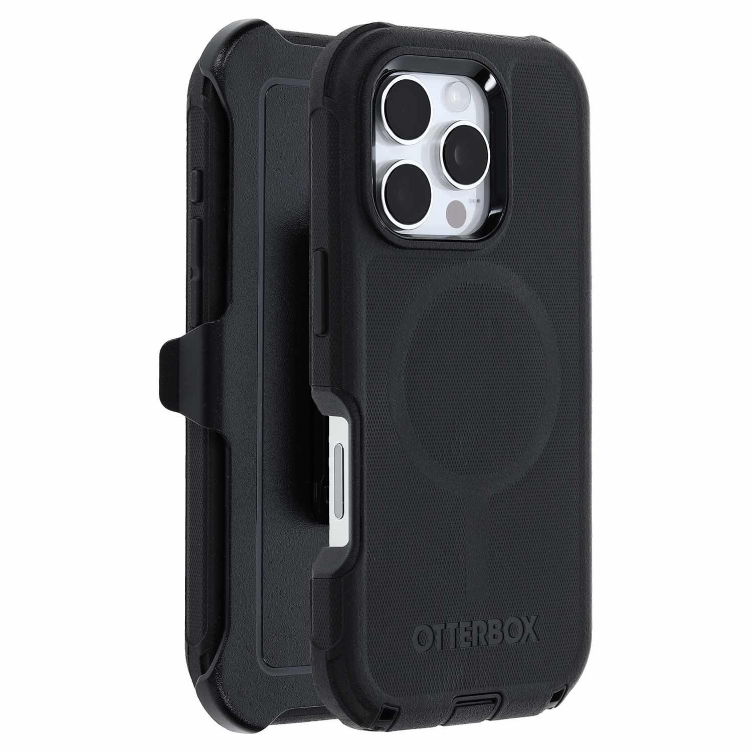 OtterBox Defender MagSafe Case Bulk Packaging Black for iPhone 16 Pro