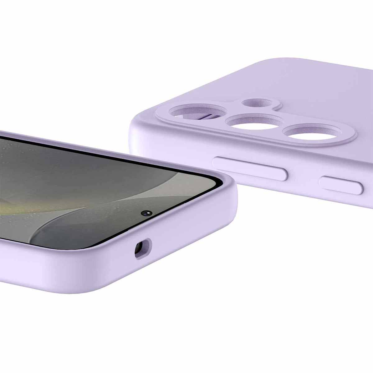 Avana Velvet Case with Magnets Lavender Purple for Galaxy S25