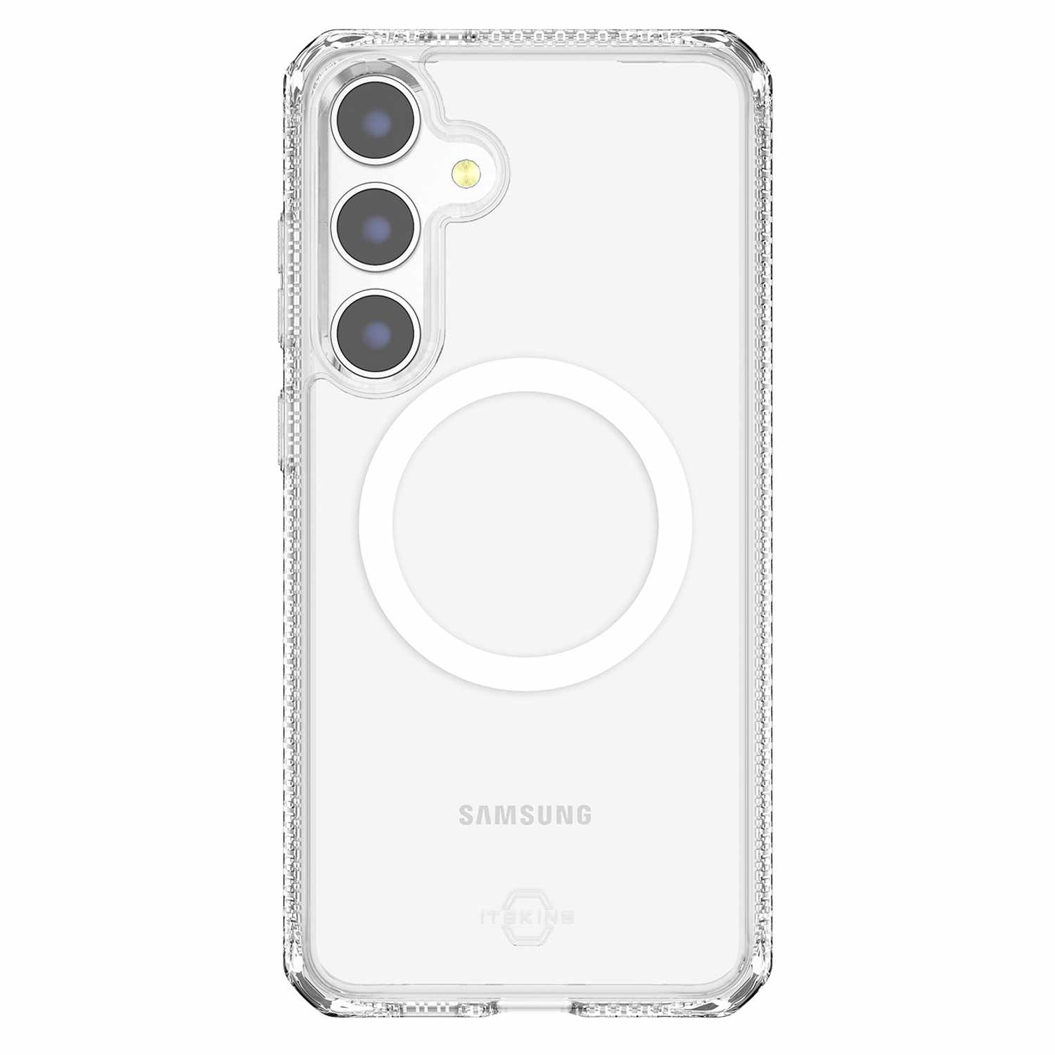 ITSKINS Hybrid_R Clear Case Compatible with Magnets for Galaxy S25
