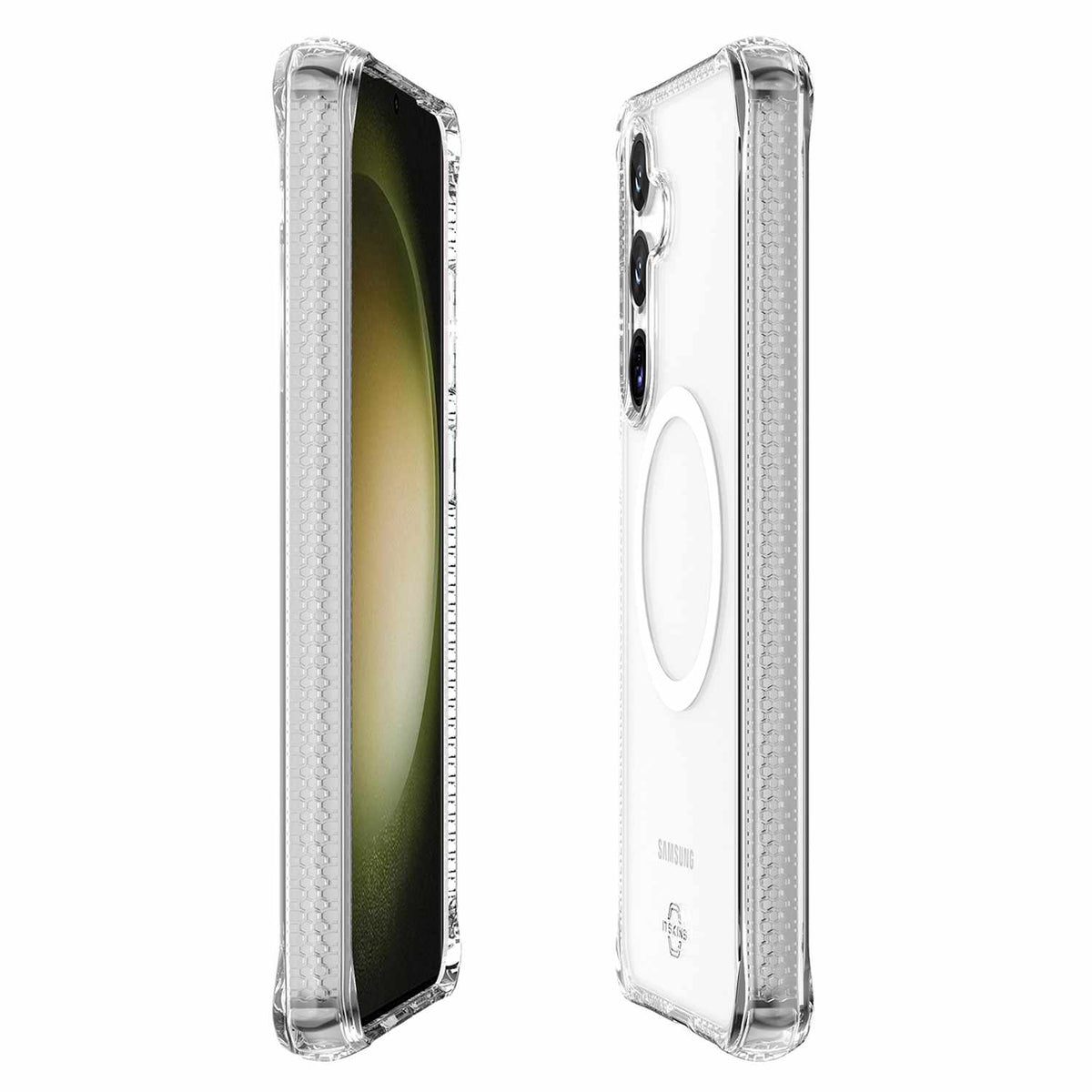 ITSKINS Hybrid_R Clear Case Compatible with Magnets for Galaxy S25