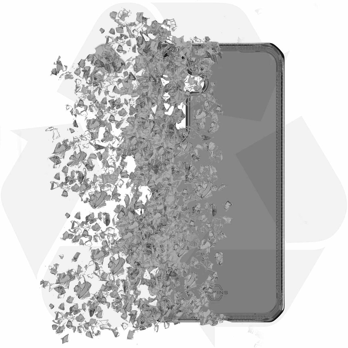 ITSKINS Spectrum_R Clear Case Smoke for Galaxy S25