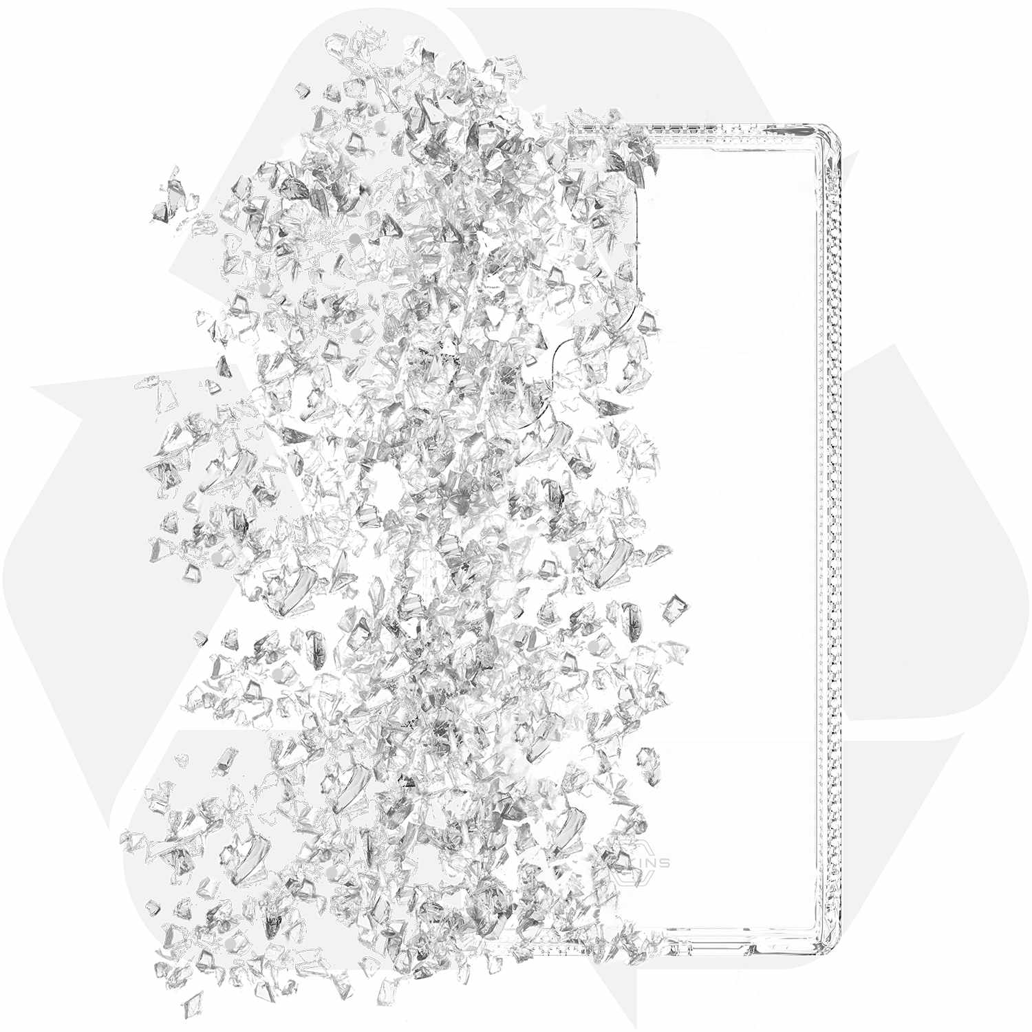 ITSKINS Spectrum_R Clear Case for Galaxy S25 Ultra