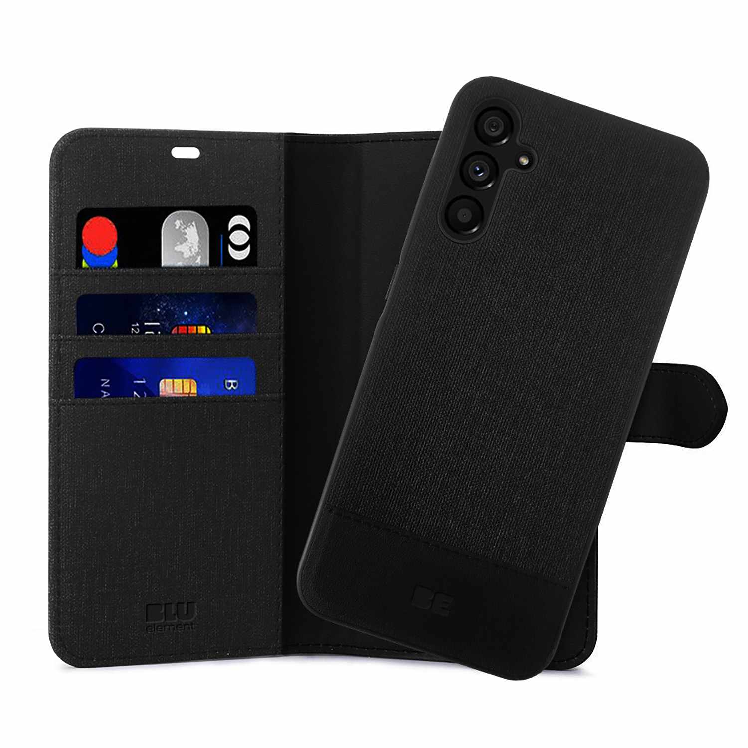 Blu Element Folio 2-in-1 Case Case Black for Samsung Galaxy S25/Galaxy S24