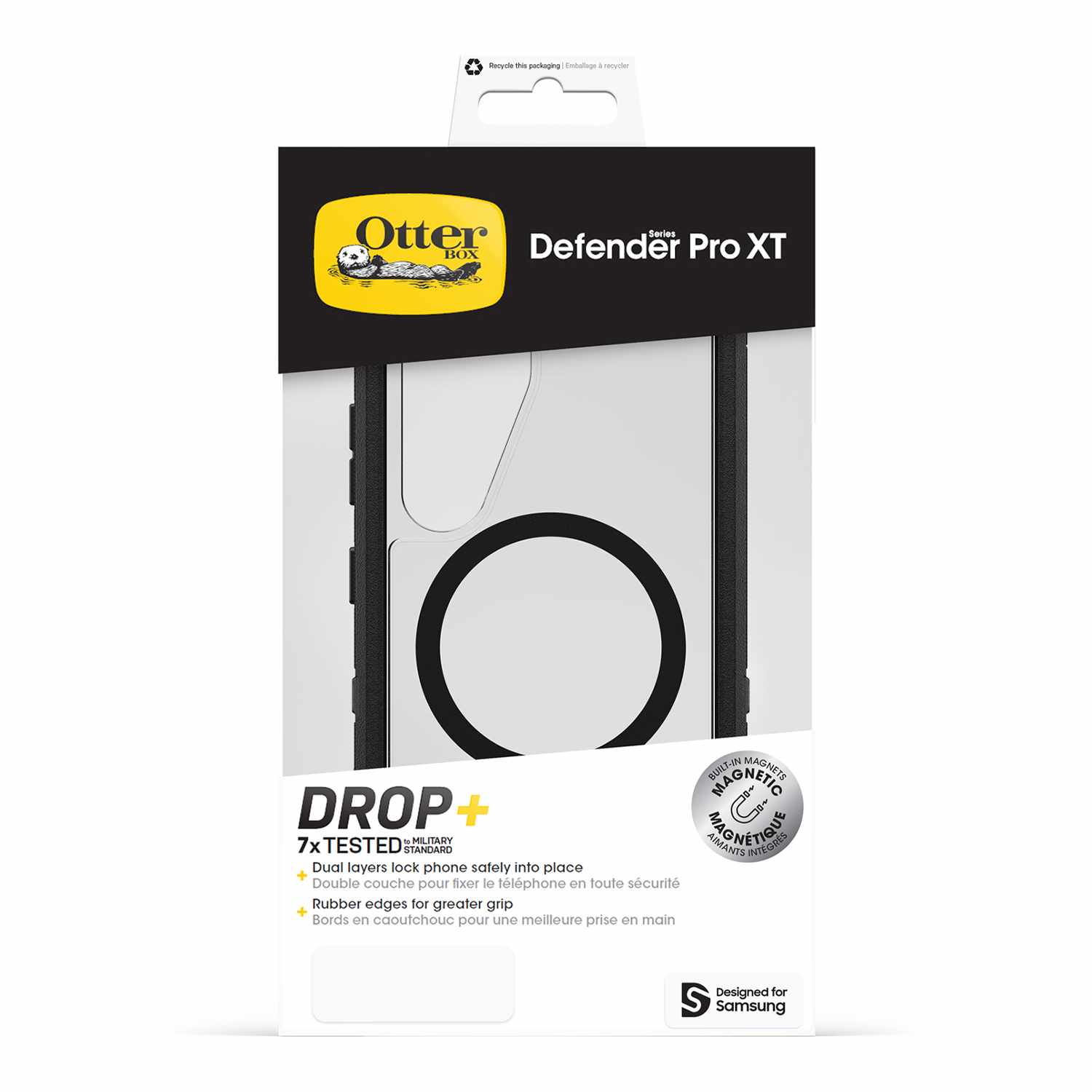 OtterBox Defender Pro XT Clear Case with Magnets Dark Side for Galaxy S25+