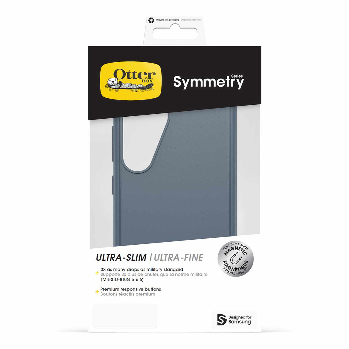 OtterBox Symmetry Case with Magnets Bluetiful for Galaxy S25