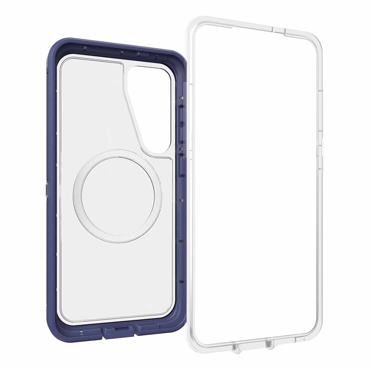 OtterBox Defender Pro XT Clear Case with Magnets Violet Thunder for Galaxy S25