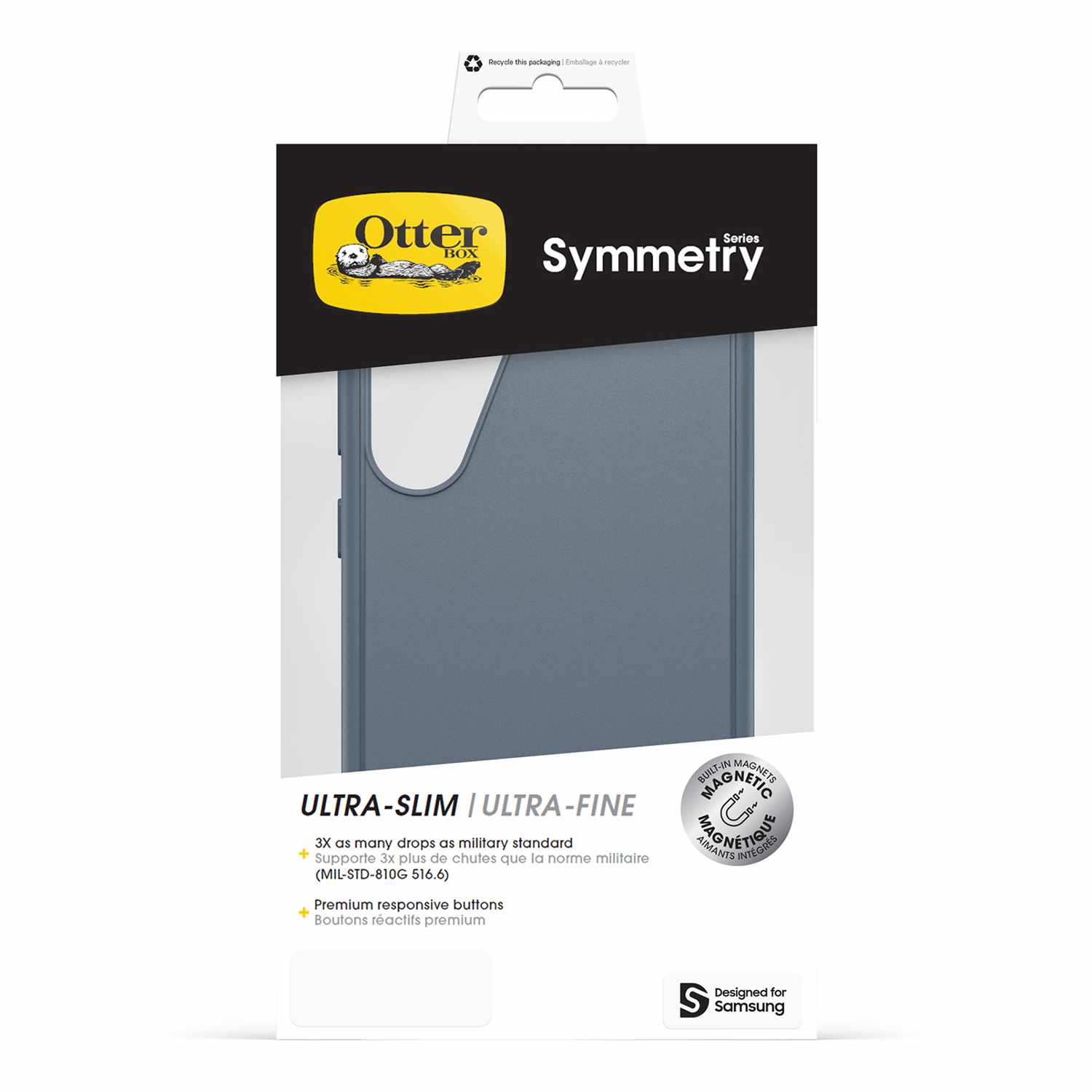 OtterBox Symmetry Case with Magnets Bluetiful for Galaxy S25+