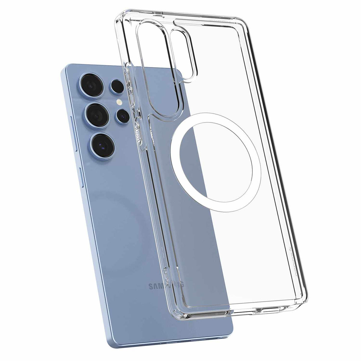 Spigen Crystal Hybrid Magfit Case White for Samsung Galaxy S25 Ultra