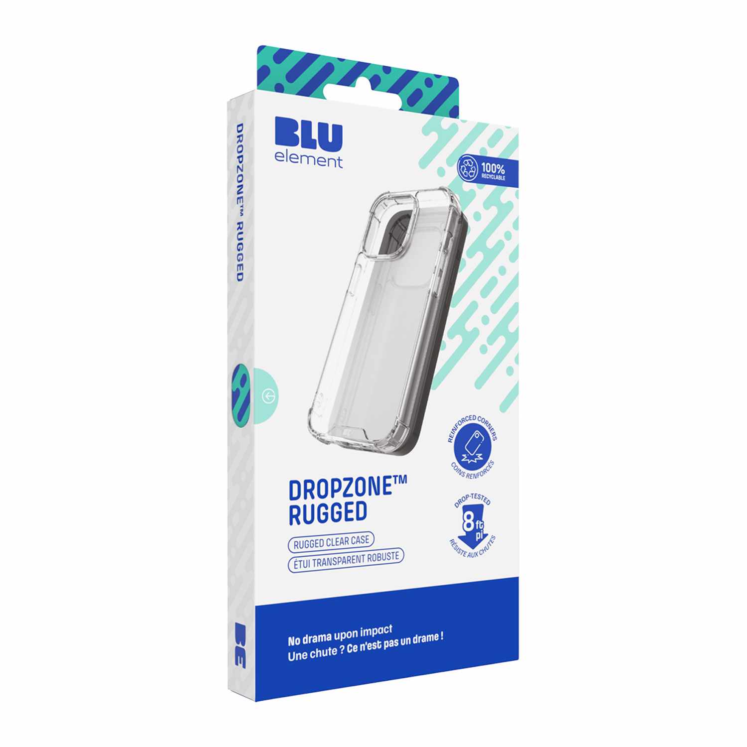 Blu Element Dropzone Rugged MagSafe Case Clear for iPhone 16e, iPhone 17e
