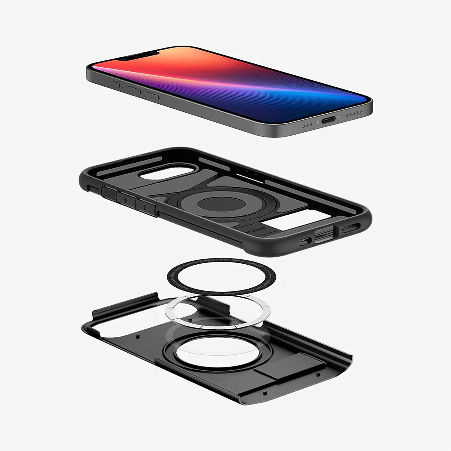 Spigen Slim Armor Magfit Case Black for iPhone 17e