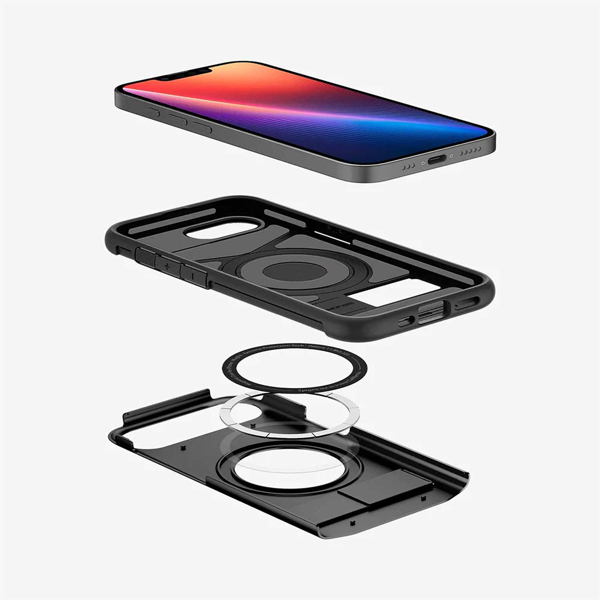Spigen Slim Armor Magfit Case Black for iPhone 17e