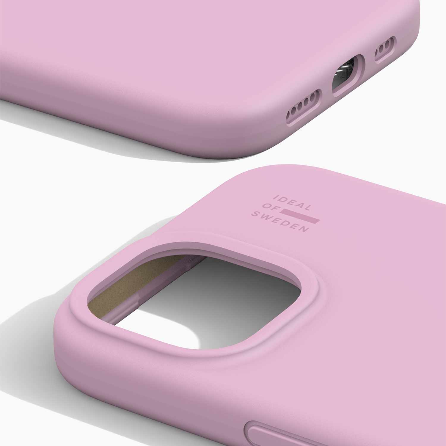 Ideal of Sweden Silicone Case MagSafe Bubblegum Pink for iPhone 13, iPhone 14, iPhone 15, iPhone 16e, iPhone 17e
