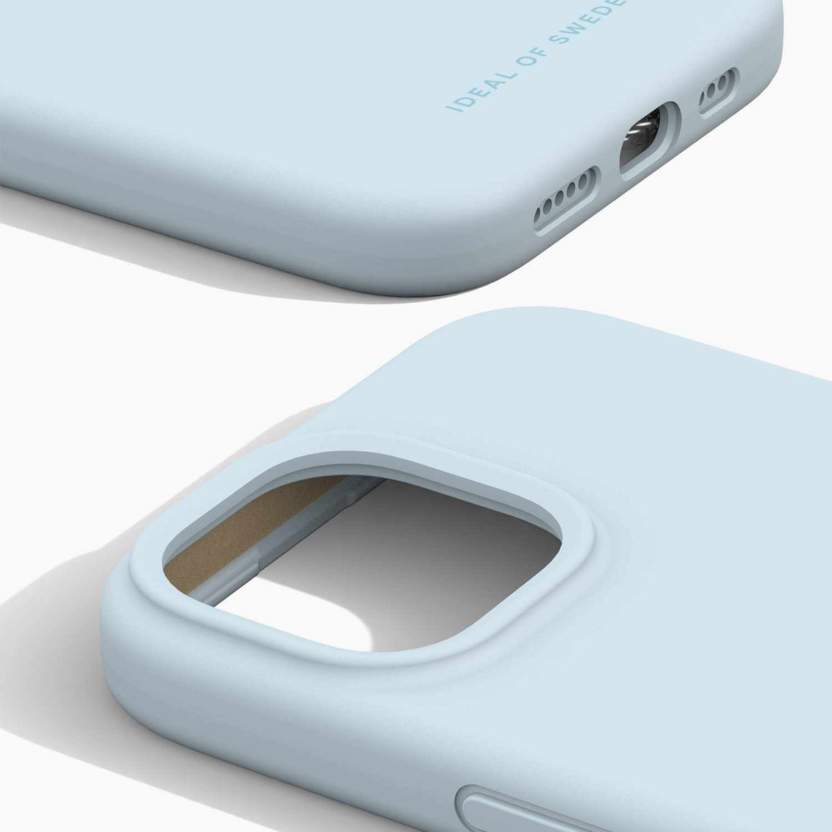 Ideal of Sweden Silicone MagSafe Case Light Blue for iPhone 13, iPhone 14, iPhone 15, iPhone 16e, iPhone 17e
