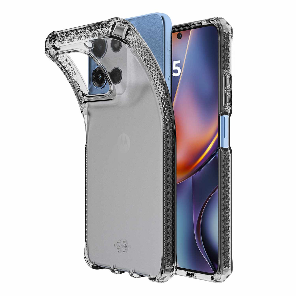 ITSKINS Spectrum_R Case Clear Smoke for Moto G 2025