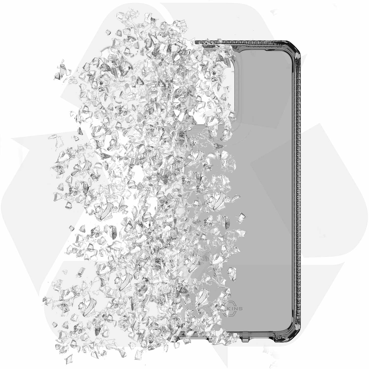 ITSKINS Spectrum_R Case Clear Smoke for Moto G 2025