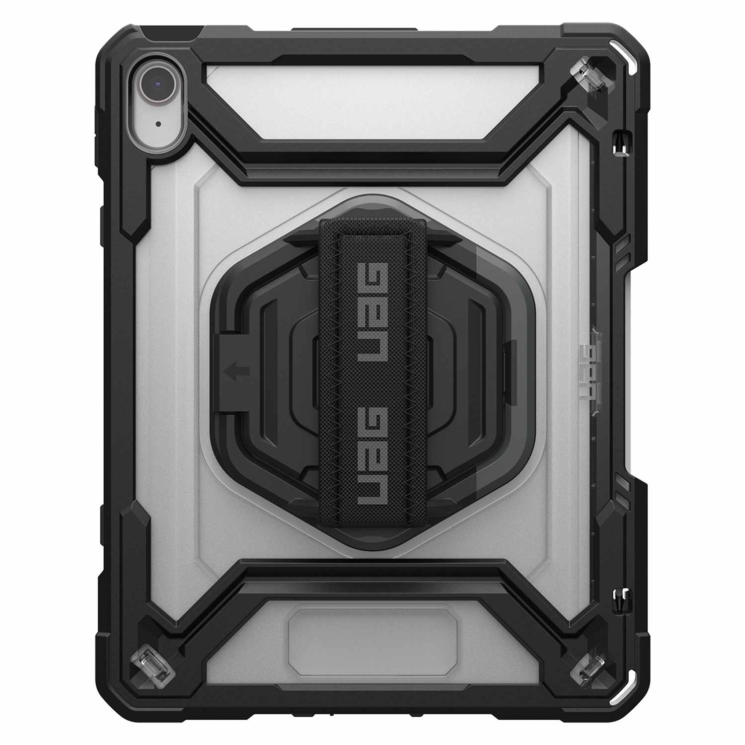 UAG Plasma Rugged Case withRotating Handstrap BULK Ice/Black for iPad 11 2025, iPad 10