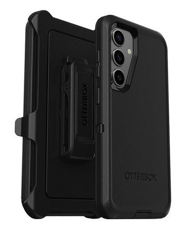 OtterBox - Defender Case with Holster for Samsung Galaxy S25/Galaxy S24 (Black)