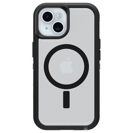 OtterBox Defender Pro XT Clear MagSafe Case Dark Side for iPhone 13, iPhone 14, iPhone 15, iPhone 16e, iPhone 17e