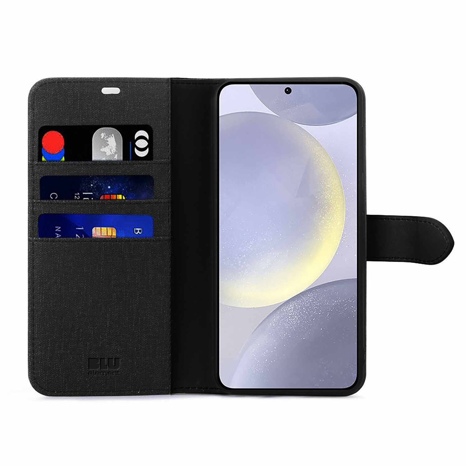 Blu Element Folio 2-in-1 Case Black for Galaxy S25 Edge