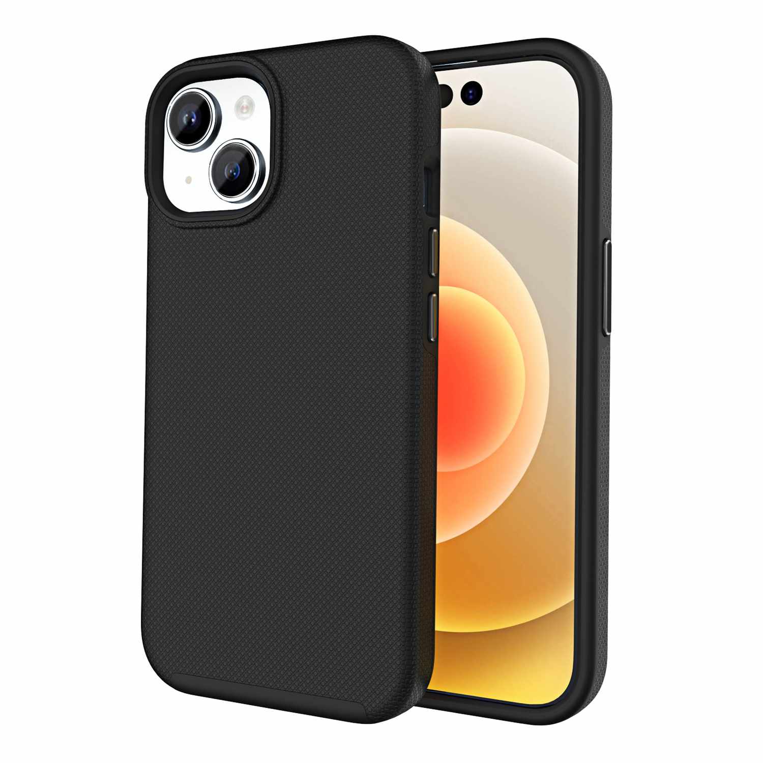 Blu Element Armour Rugged Case Bulk Packaging Black for iPhone 13, iPhone 14, iPhone 15, iPhone 16e, iPhone 17e