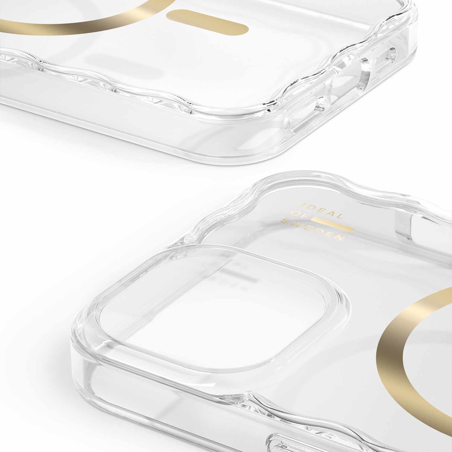 Ideal of Sweden Frame Case MagSafe Clear for iPhone 13, iPhone 14, iPhone 15, iPhone 16e, iPhone 17e