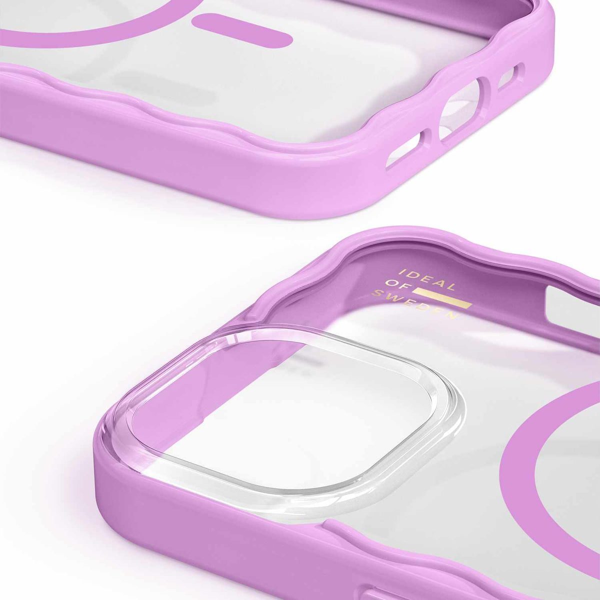 Ideal of Sweden Frame MagSafe Case Pink for iPhone 13, iPhone 14, iPhone 15, iPhone 16e, iPhone 17e