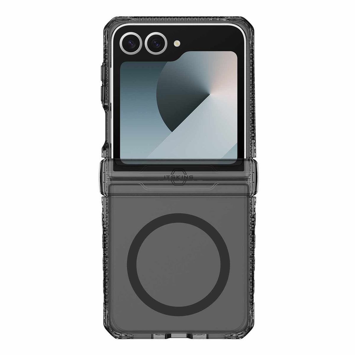 ITSKINS Hybrid_R Case Hinge withMagSafe Smoke/Transparent Clear for Galaxy Z Flip7