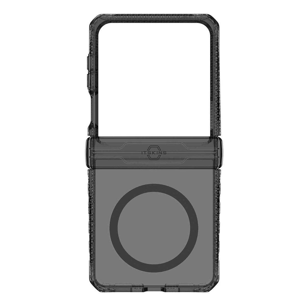 ITSKINS Hybrid_R Case Hinge withMagSafe Smoke/Transparent Clear for Galaxy Z Flip7