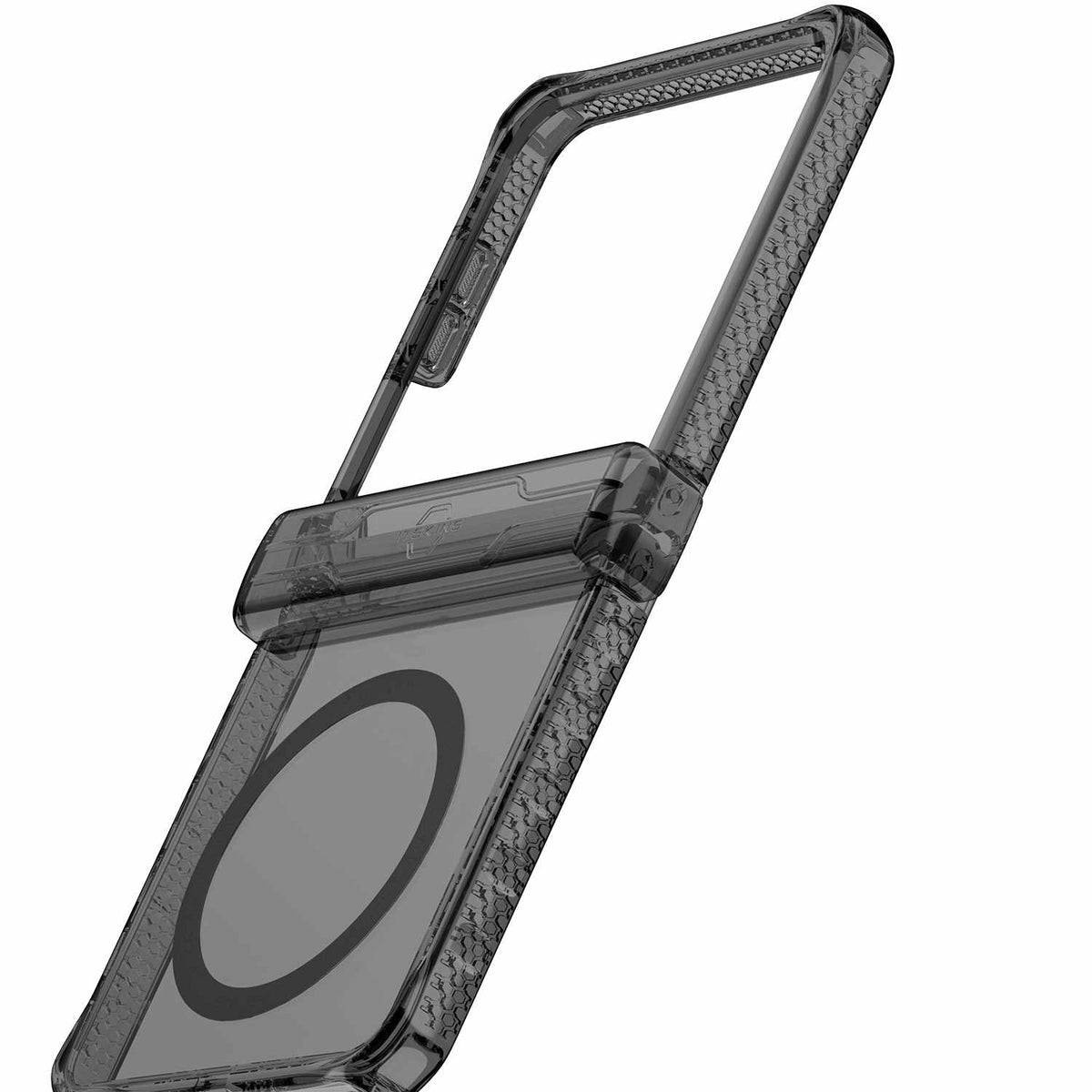 ITSKINS Hybrid_R Case Hinge withMagSafe Smoke/Transparent Clear for Galaxy Z Flip7