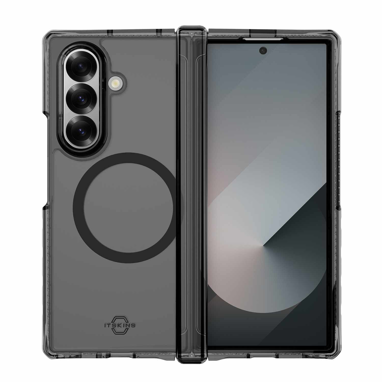 ITSKINS Hybrid_R Case Hinge withMagSafe Smoke/Transparent Clear for Galaxy Z Fold7