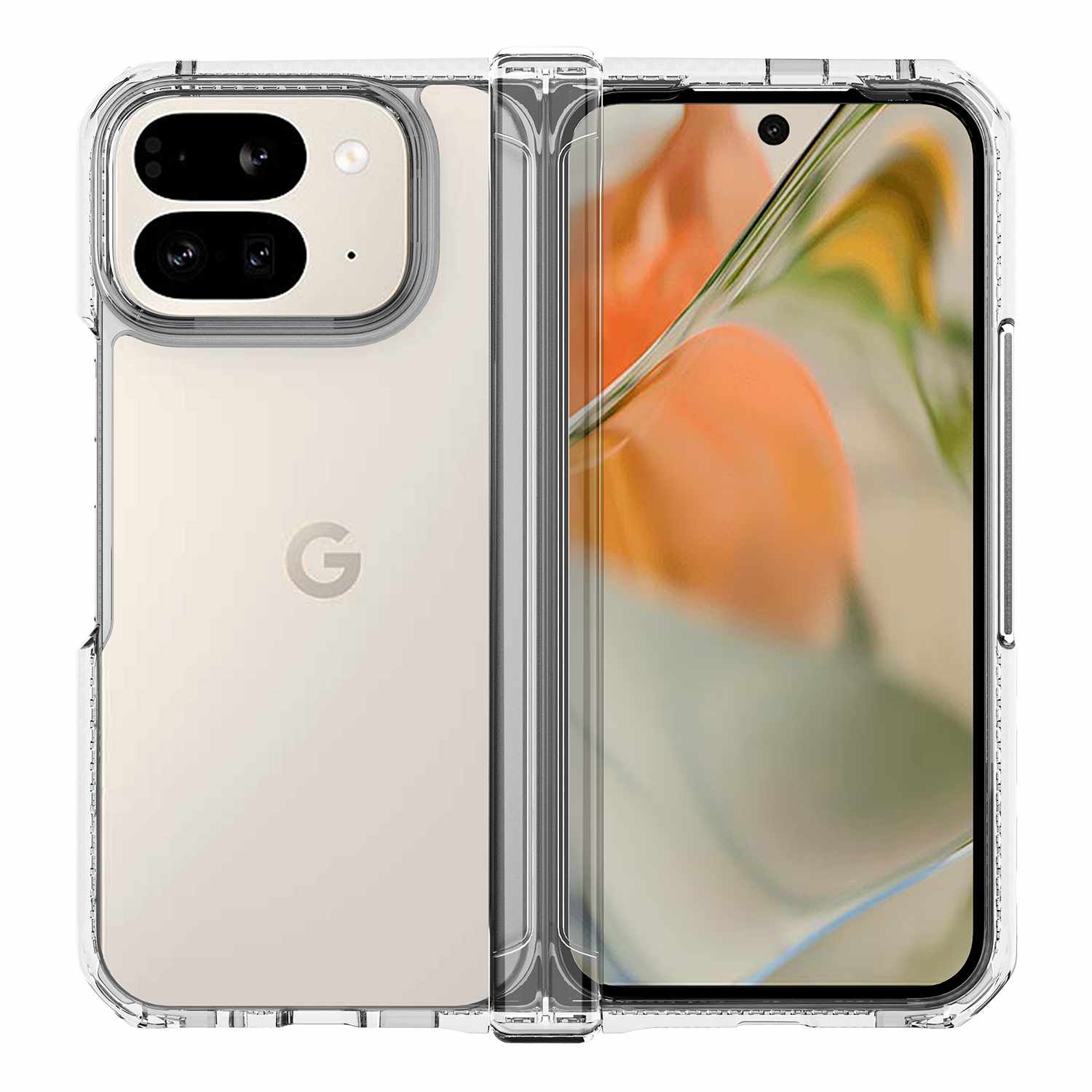 ITSKINS Hybrid_R Hinge Case Clear for Pixel 10 Pro Fold