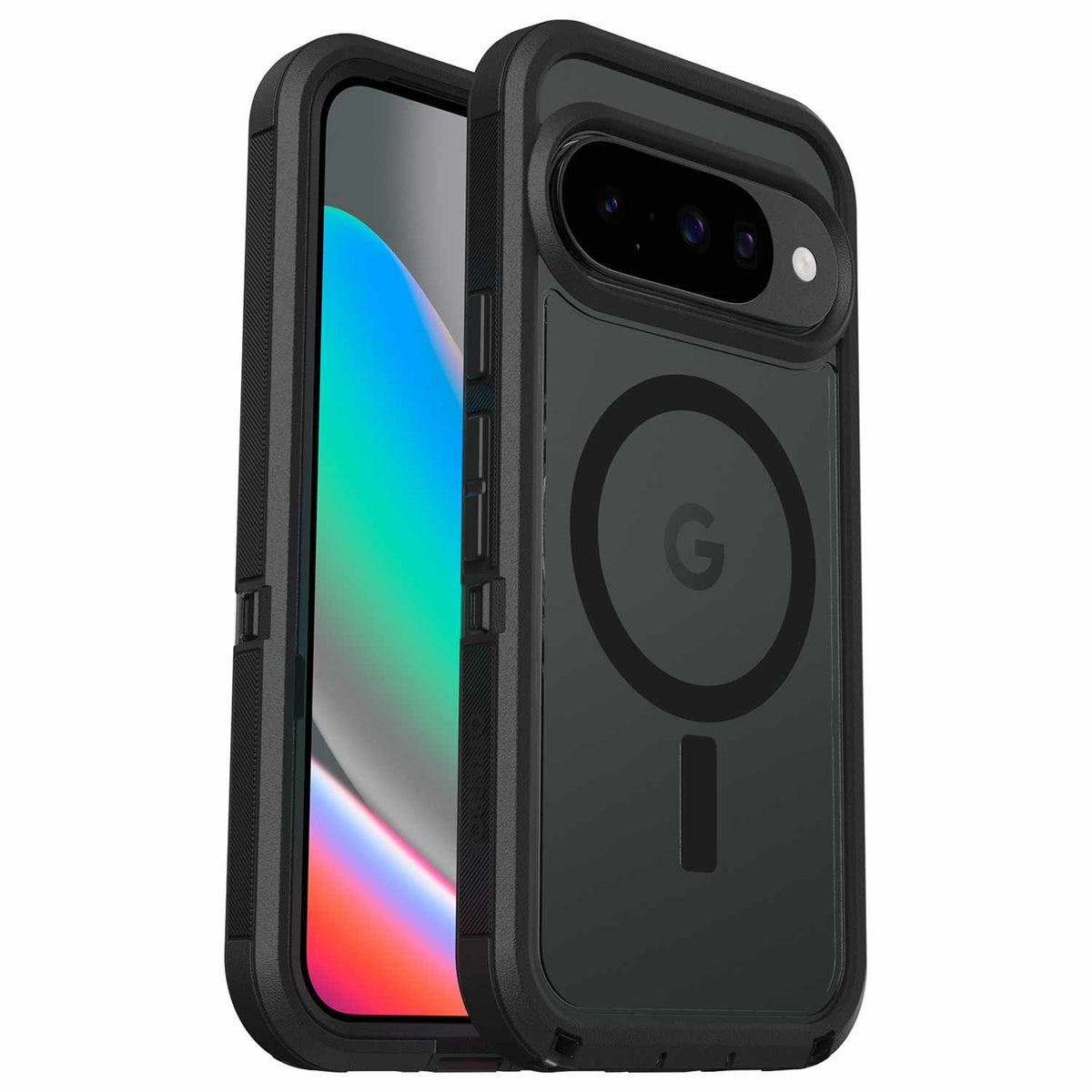 OtterBox Defender Pro XT Clear Case with Magnets Dark Side for Pixel 10, Pixel 10 Pro